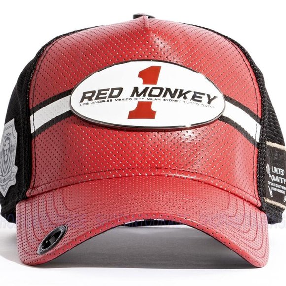 Red Monkey Racing RM1400 New Limited Unisex Snapback Trucker Hat Cap | 3 Colors - Picture 10 of 16